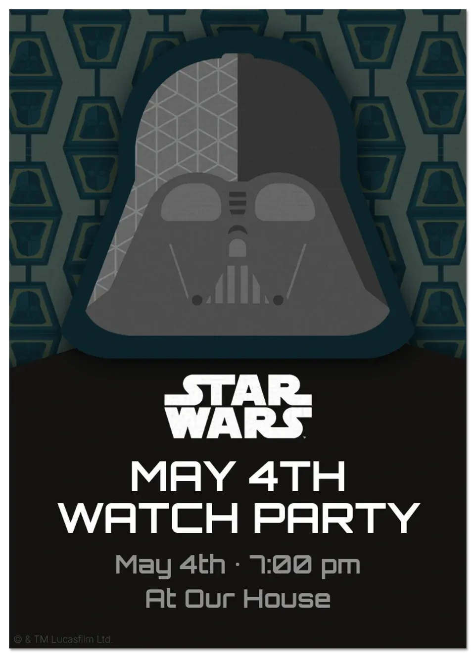 Star Wars | May the 4th card