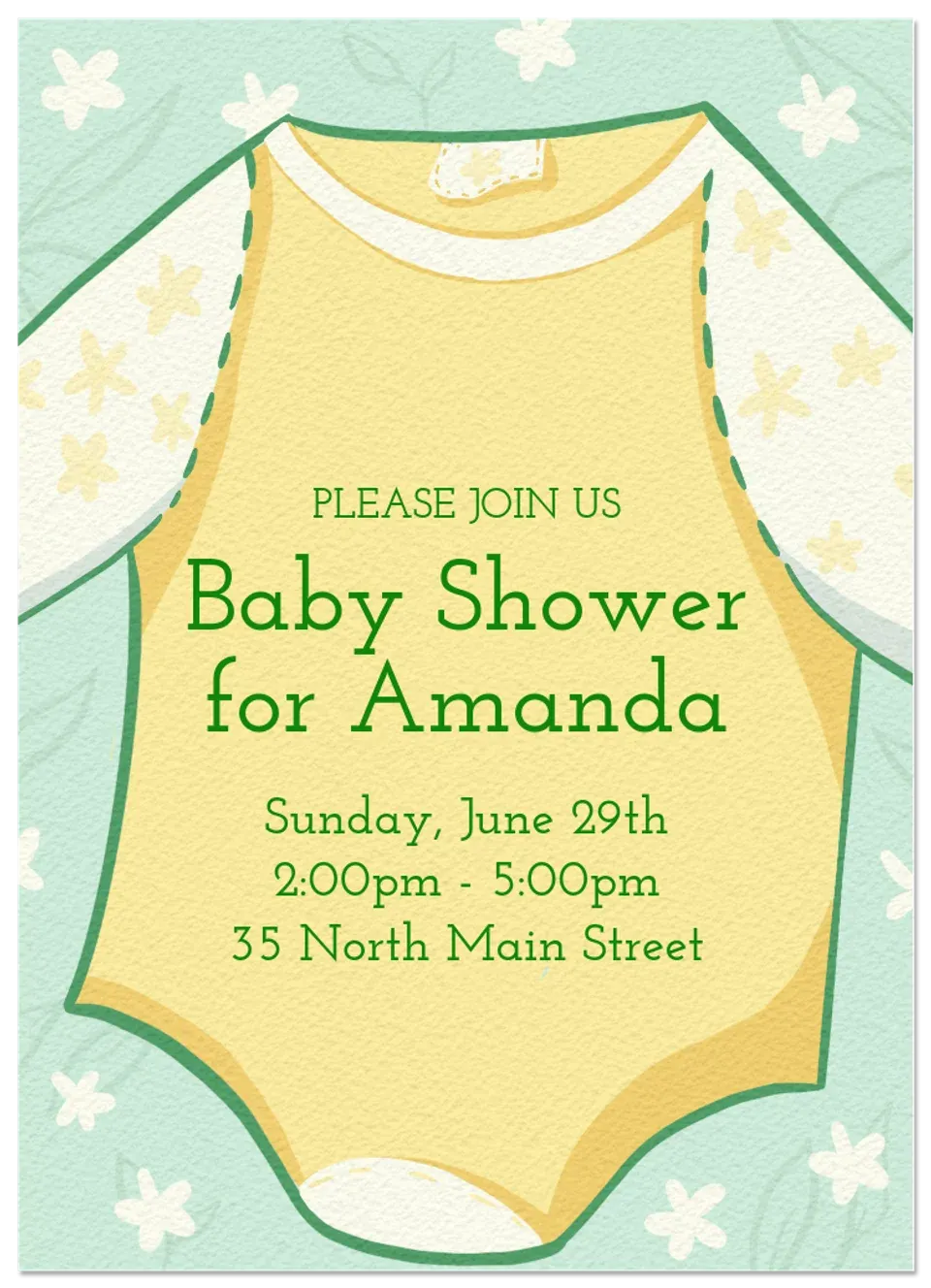 Spring Snapsuit card