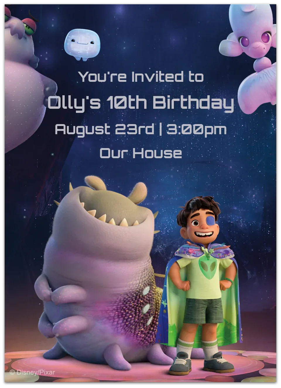 Elio | Space Birthday card