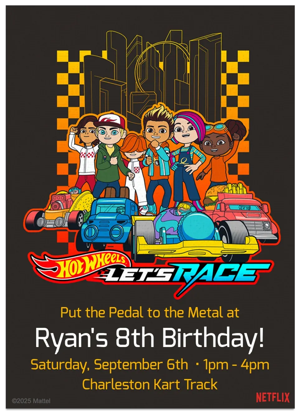 Hot Wheels | Let's Race card