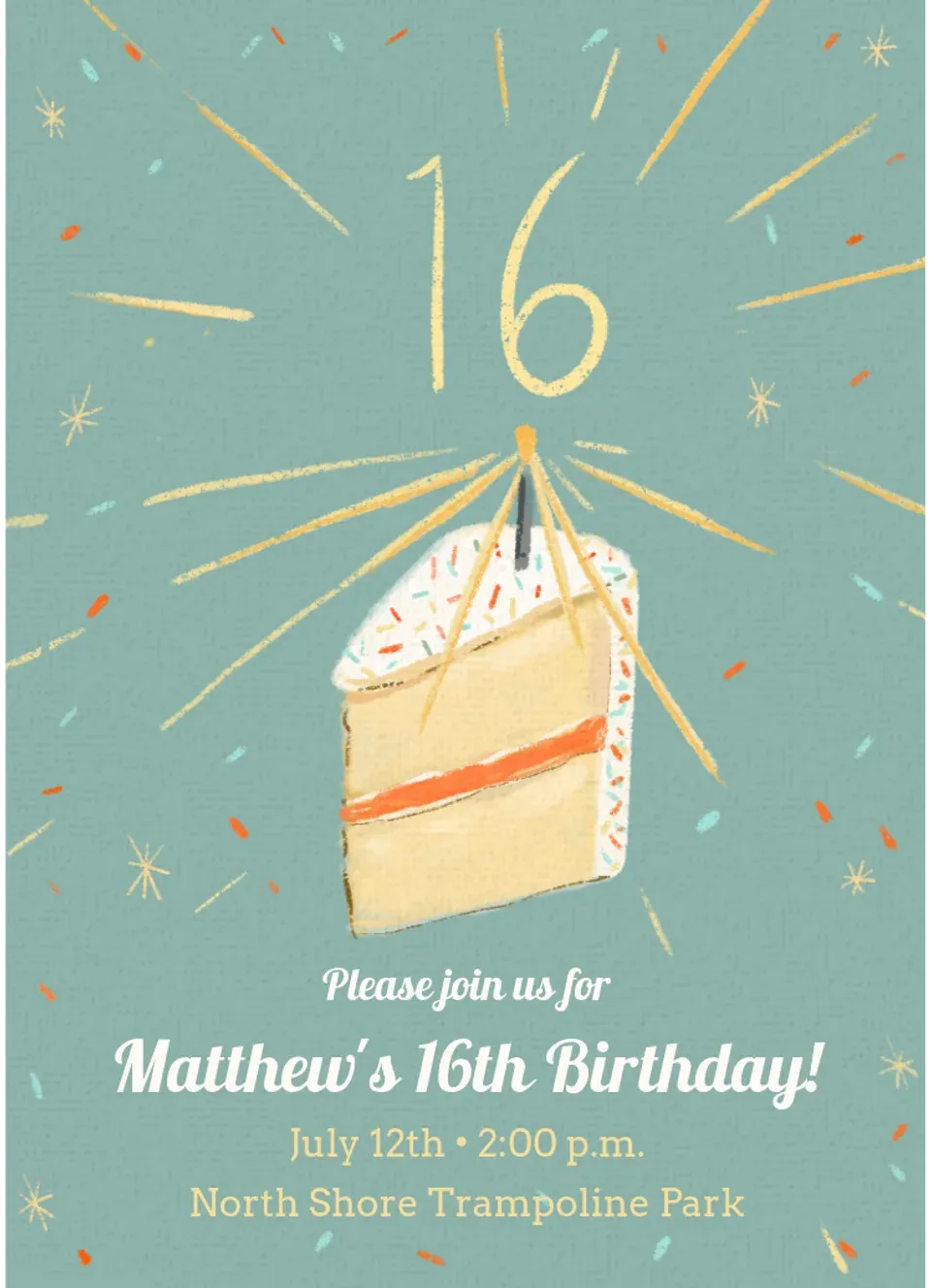 Milestone Candle 16 card