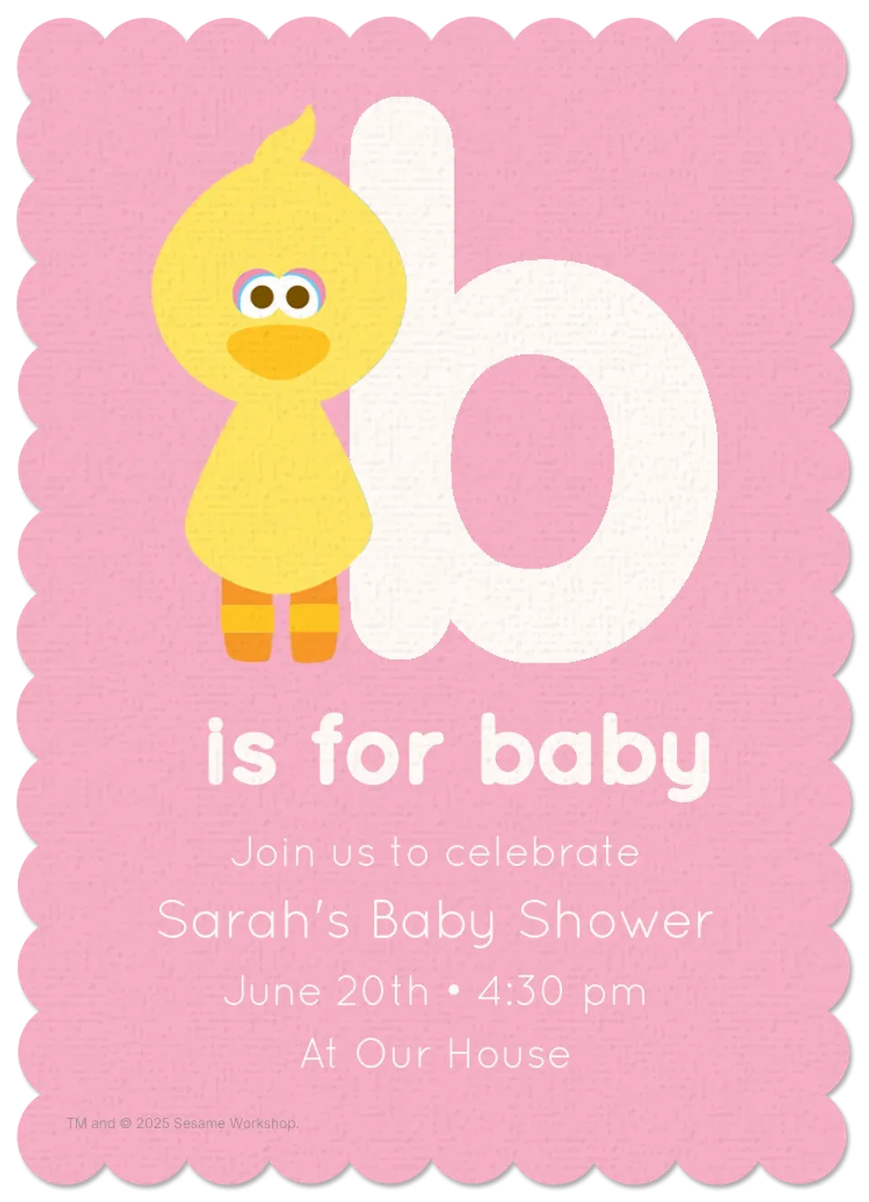 Sesame | Baby Shower card