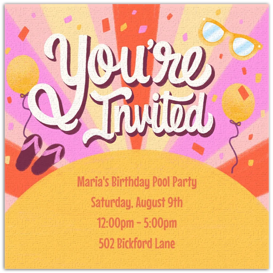 Soak Up The Sun card