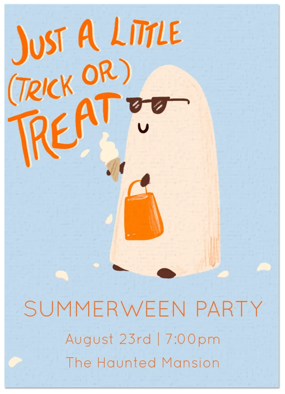 Summerween Treat card