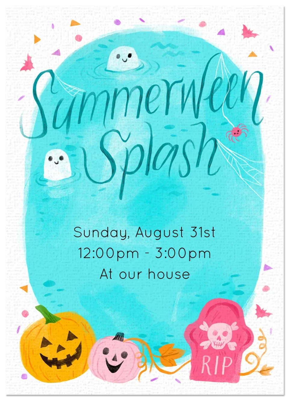 Summerween Splash card