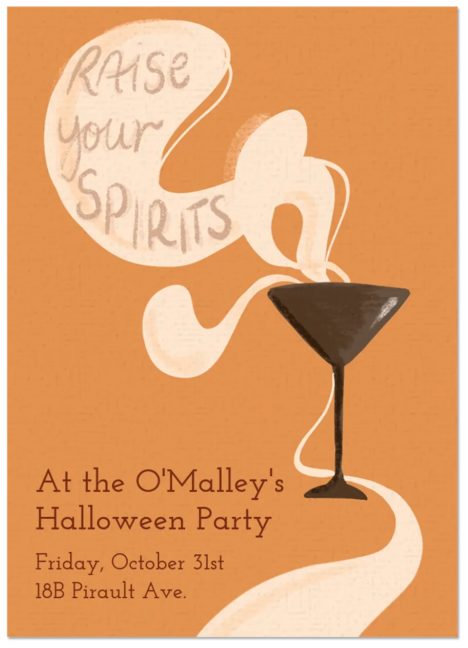 Raise Your Spirits card