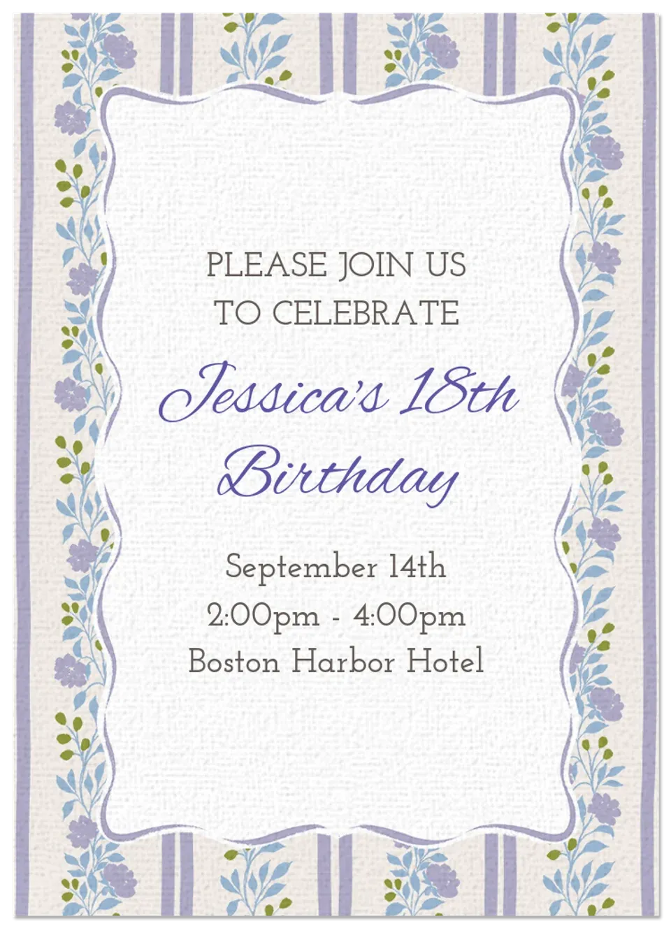 Vintage Birthday card