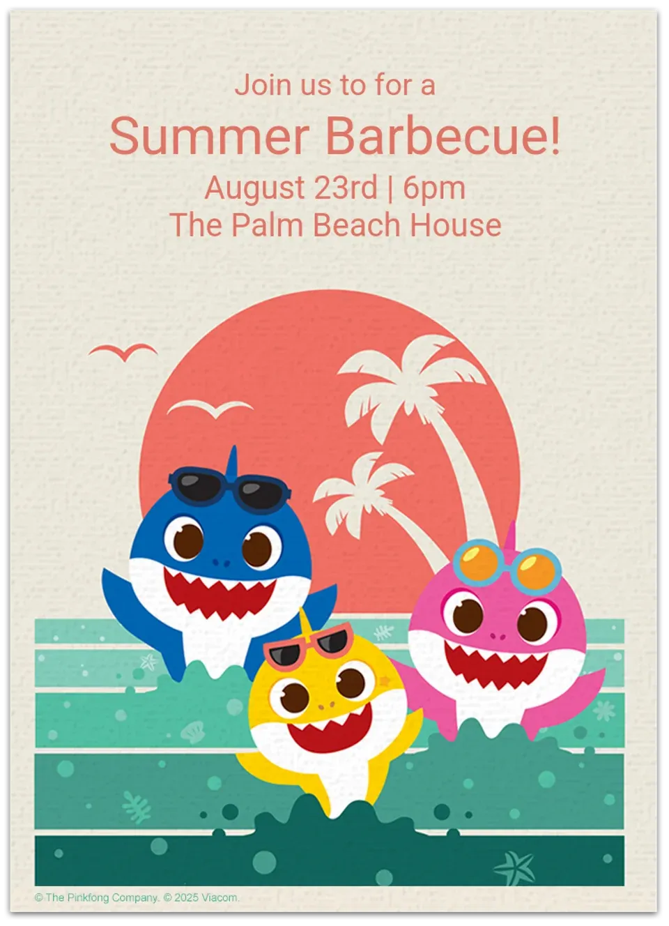 Baby Shark | Sunny Days card