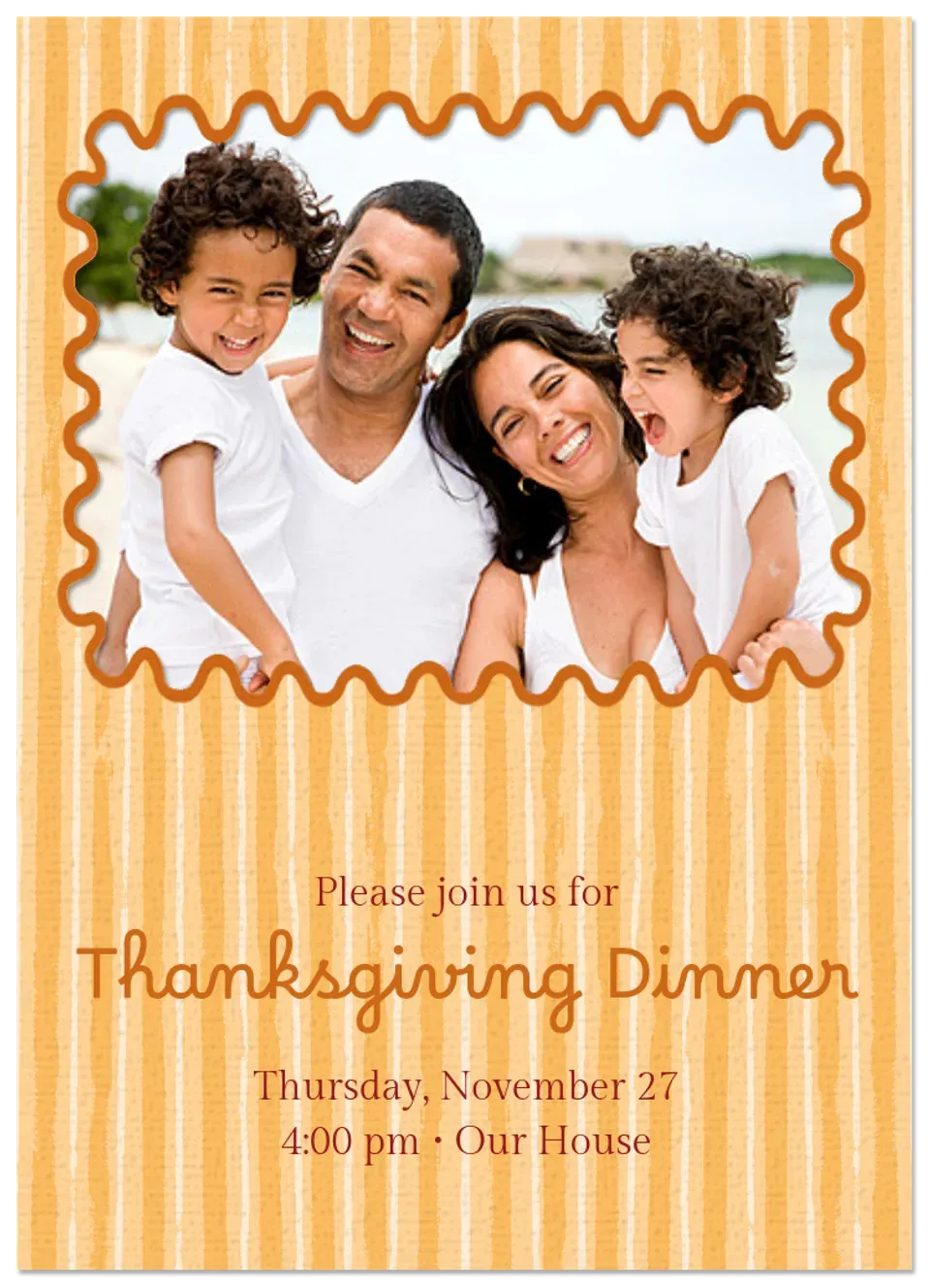 Fall Family Photo card