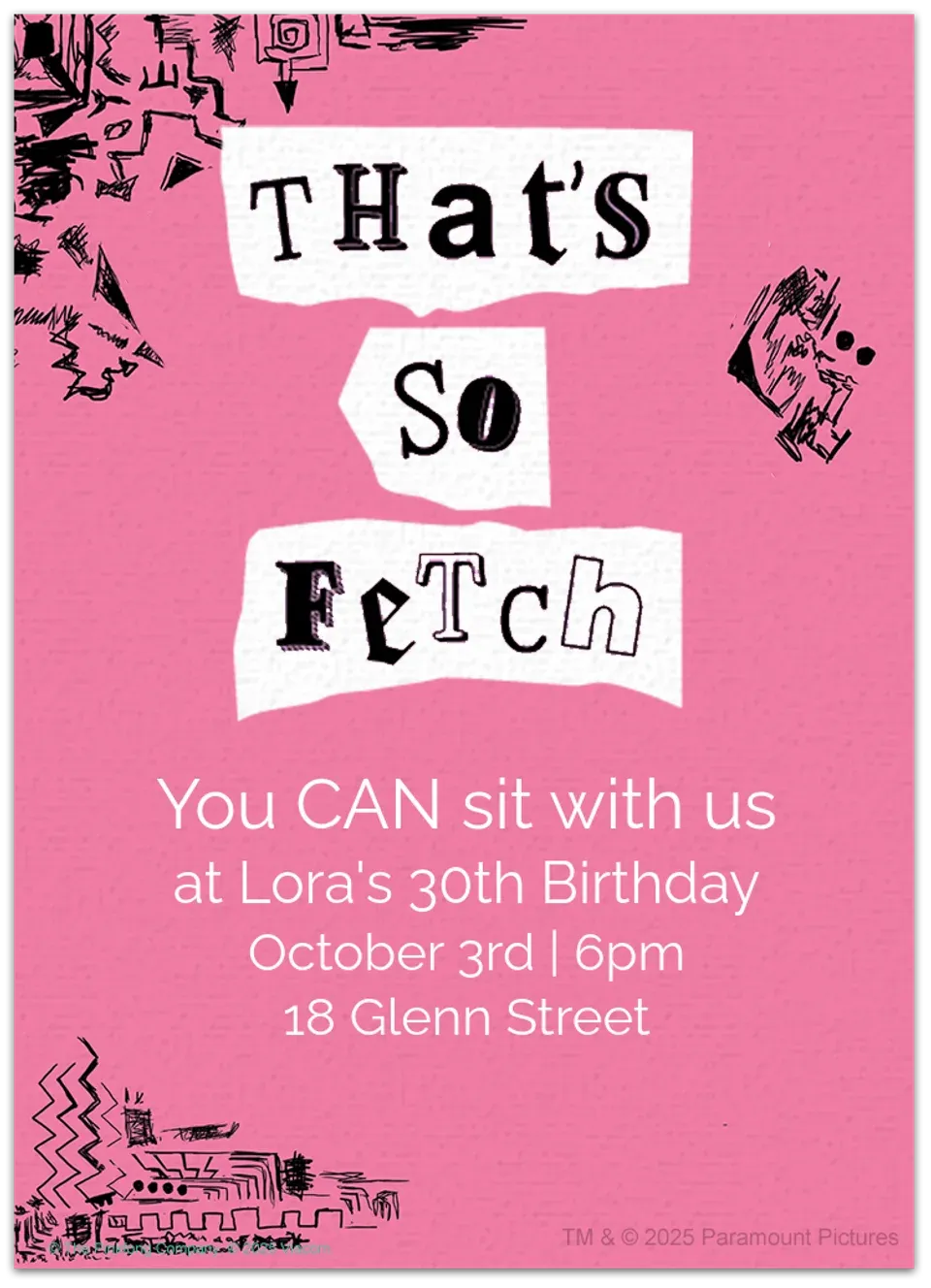 Mean Girls | That's So Fetch card