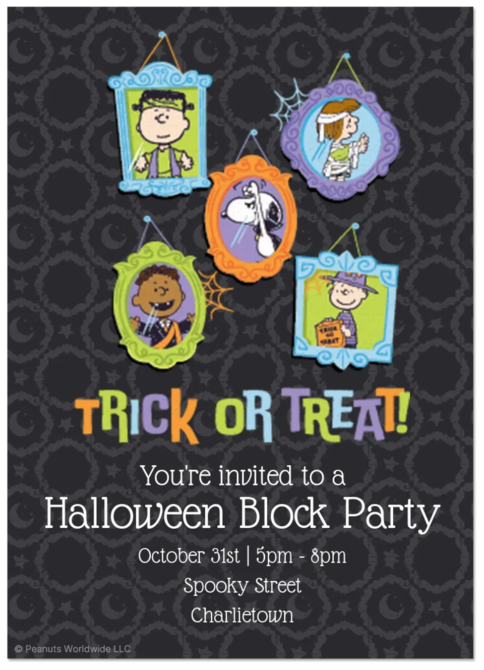 Peanuts | Trick or Treat card