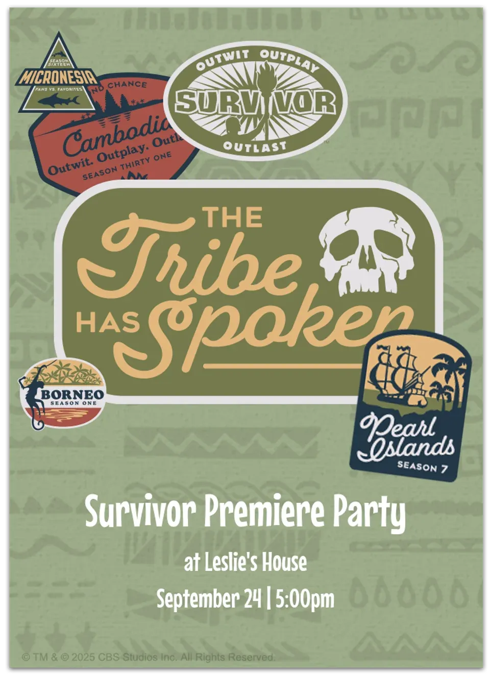 Survivor | Watch Party card