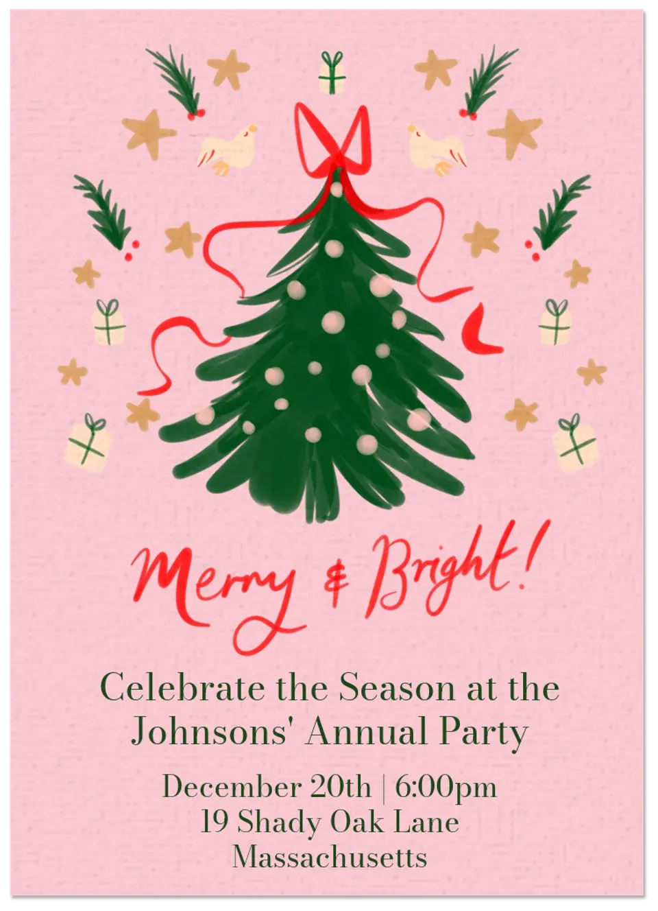 Merry & Bright! card
