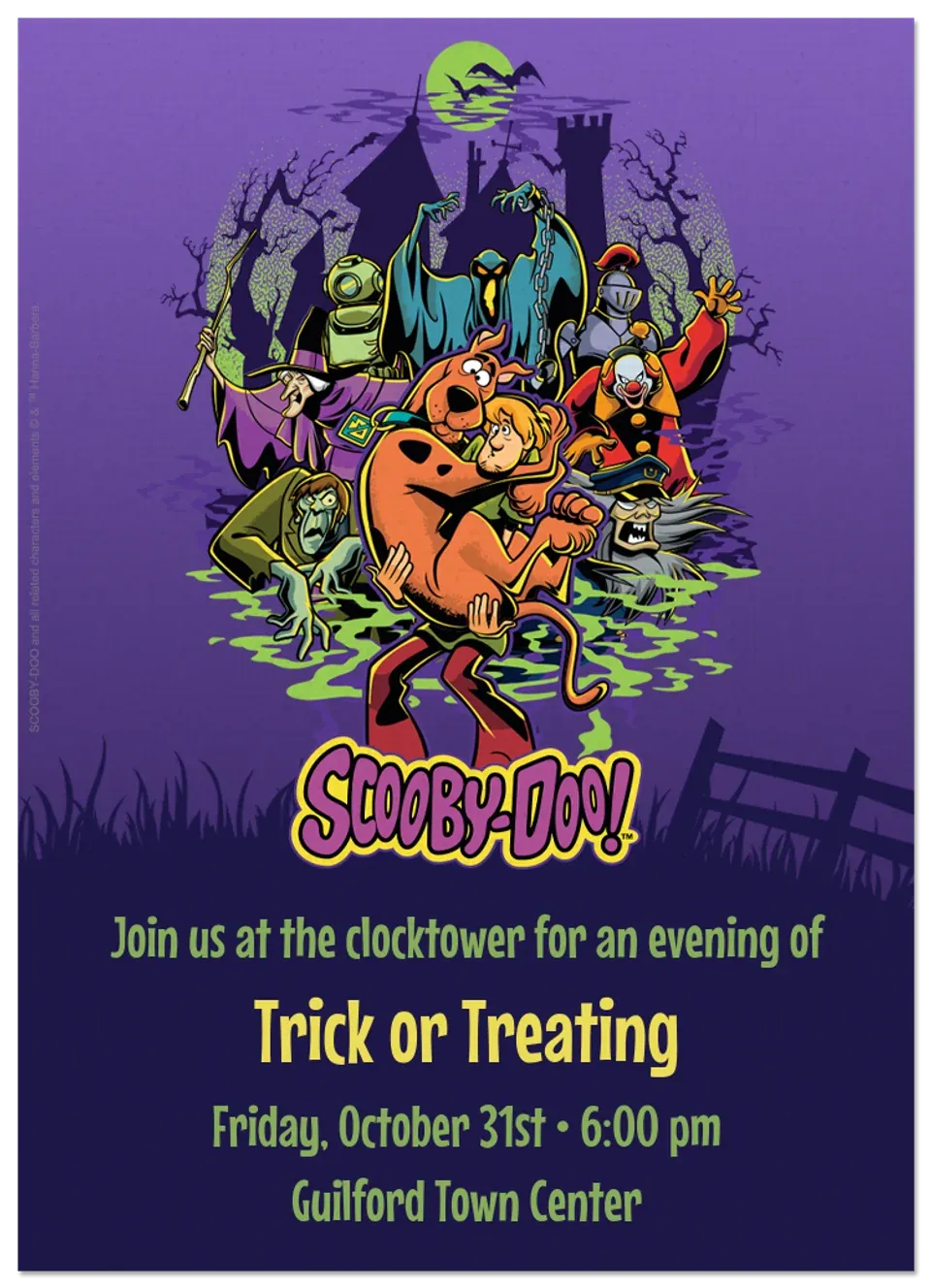 Scooby Doo | Halloween Monsters card
