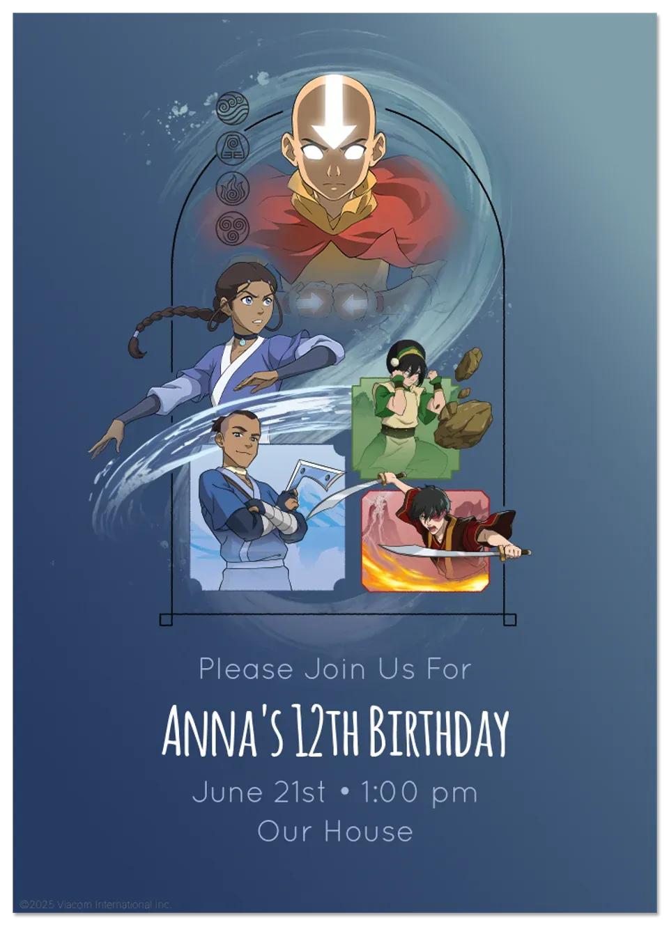 Avatar the Last Airbender card