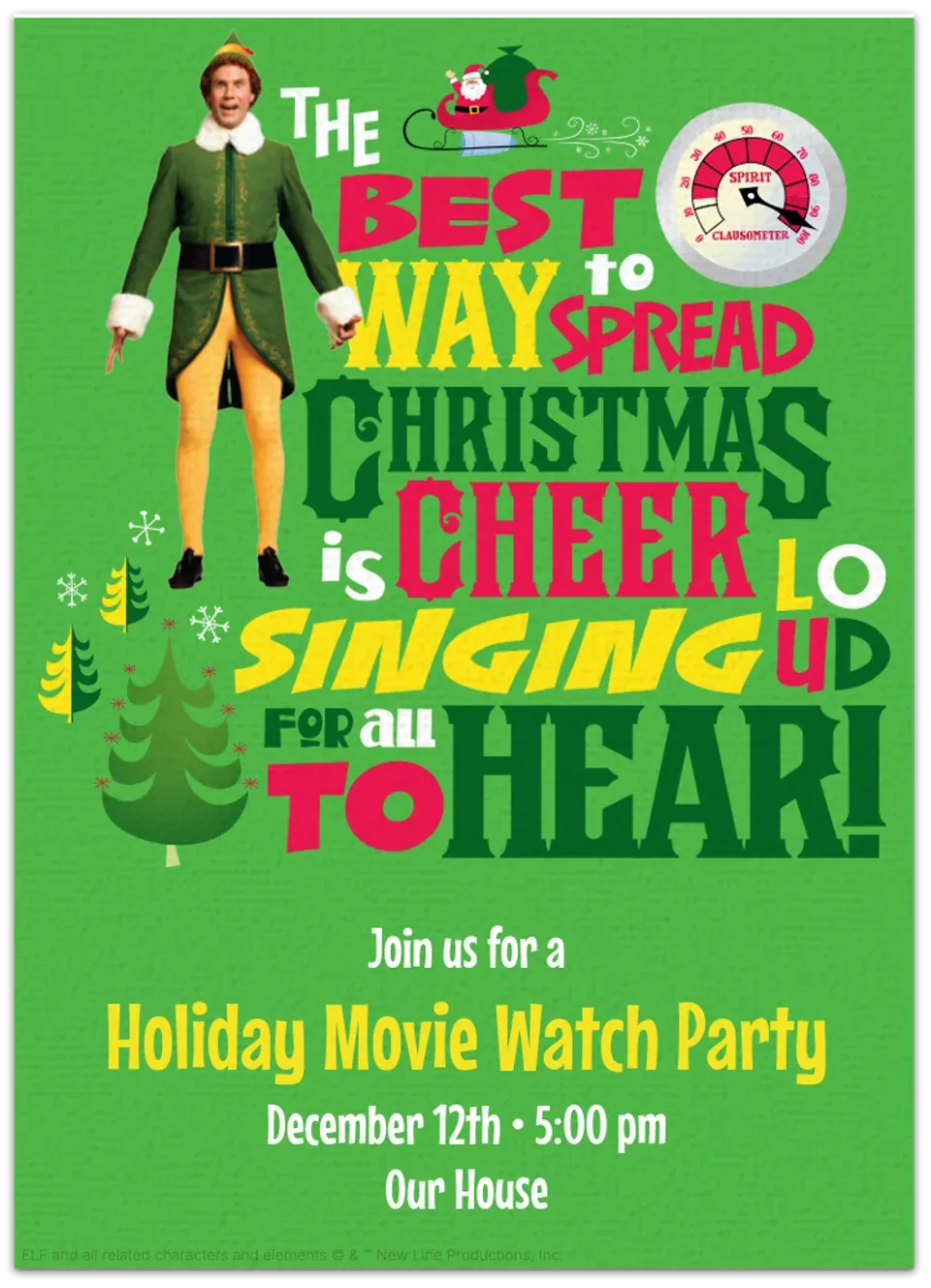 Elf | Singing Loud card