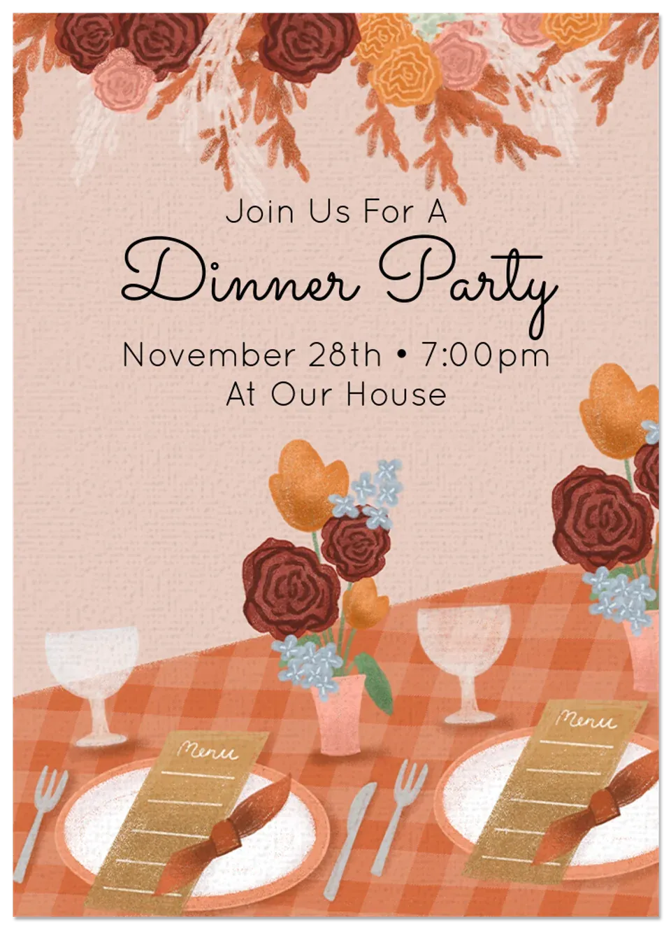 Fall Garden Party card