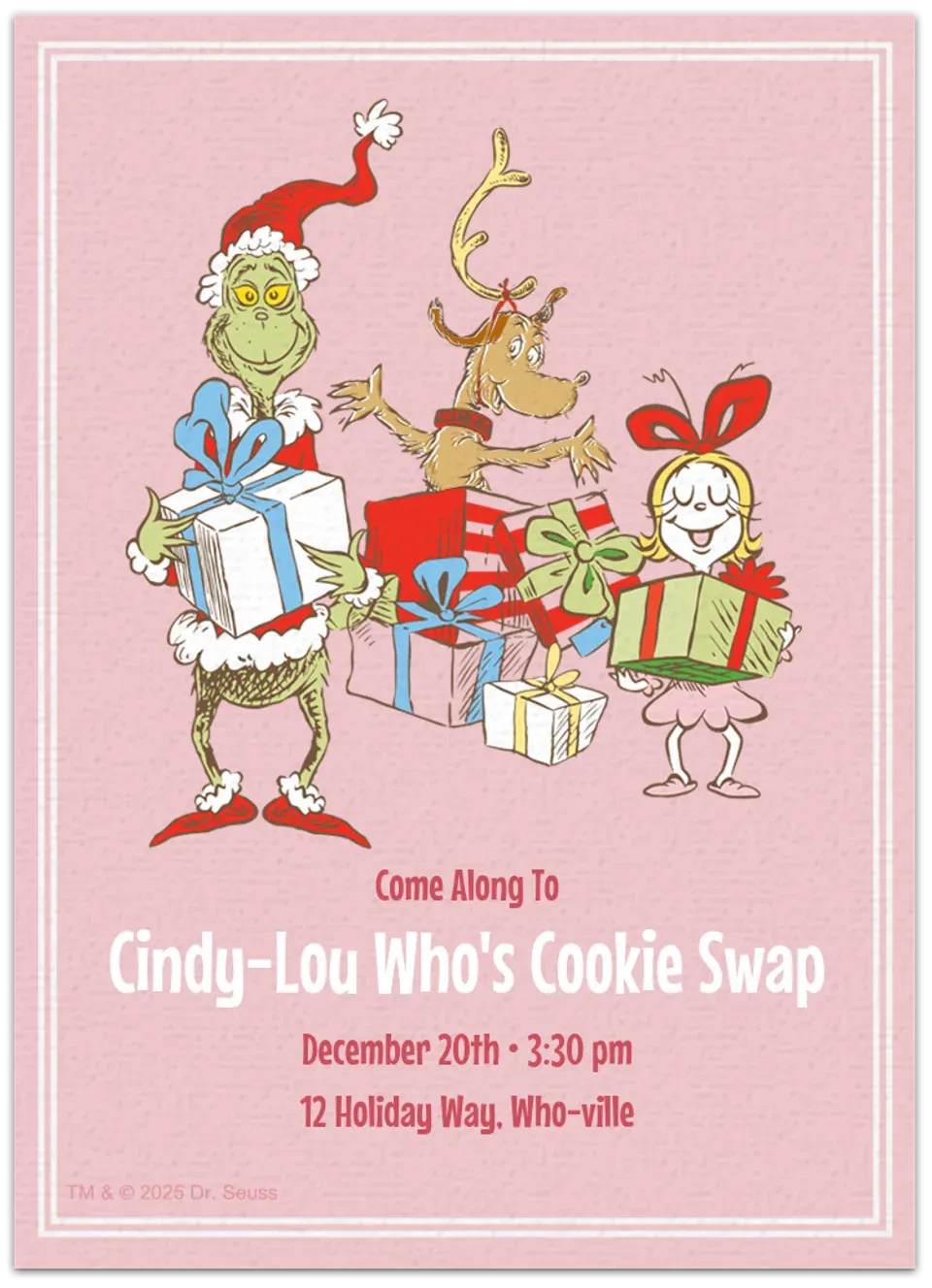 Dr. Seuss | Cindy-Lou Who card