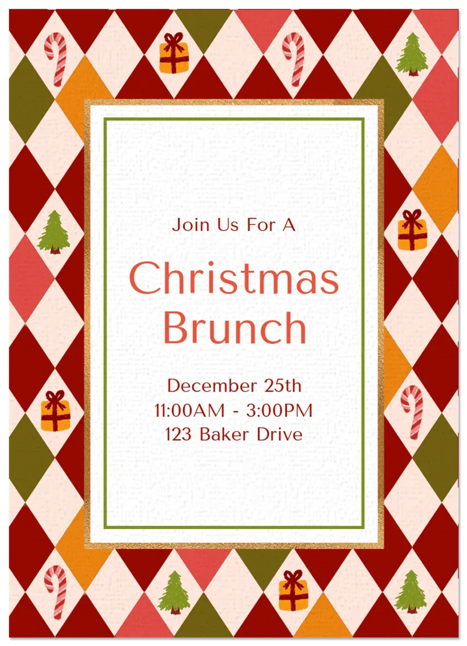 Diamond Holiday card