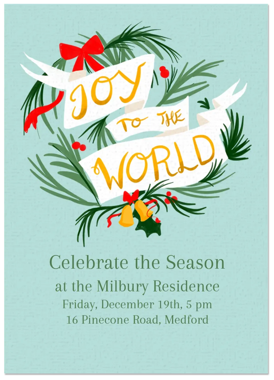 Joy to the World card