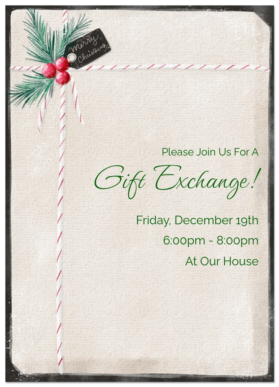 Gift Exchange Party card