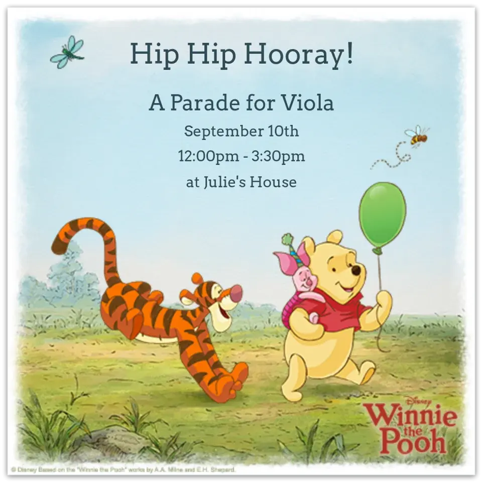 Winnie the Pooh card