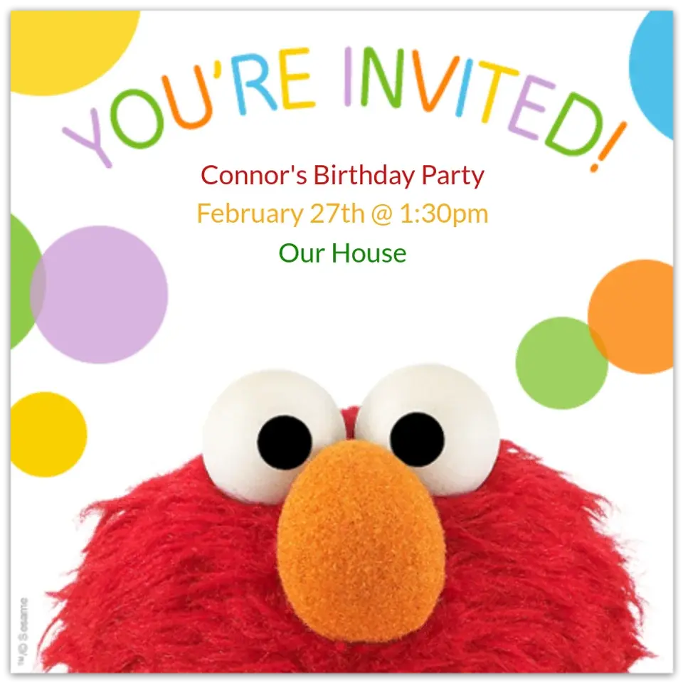 Elmo card image