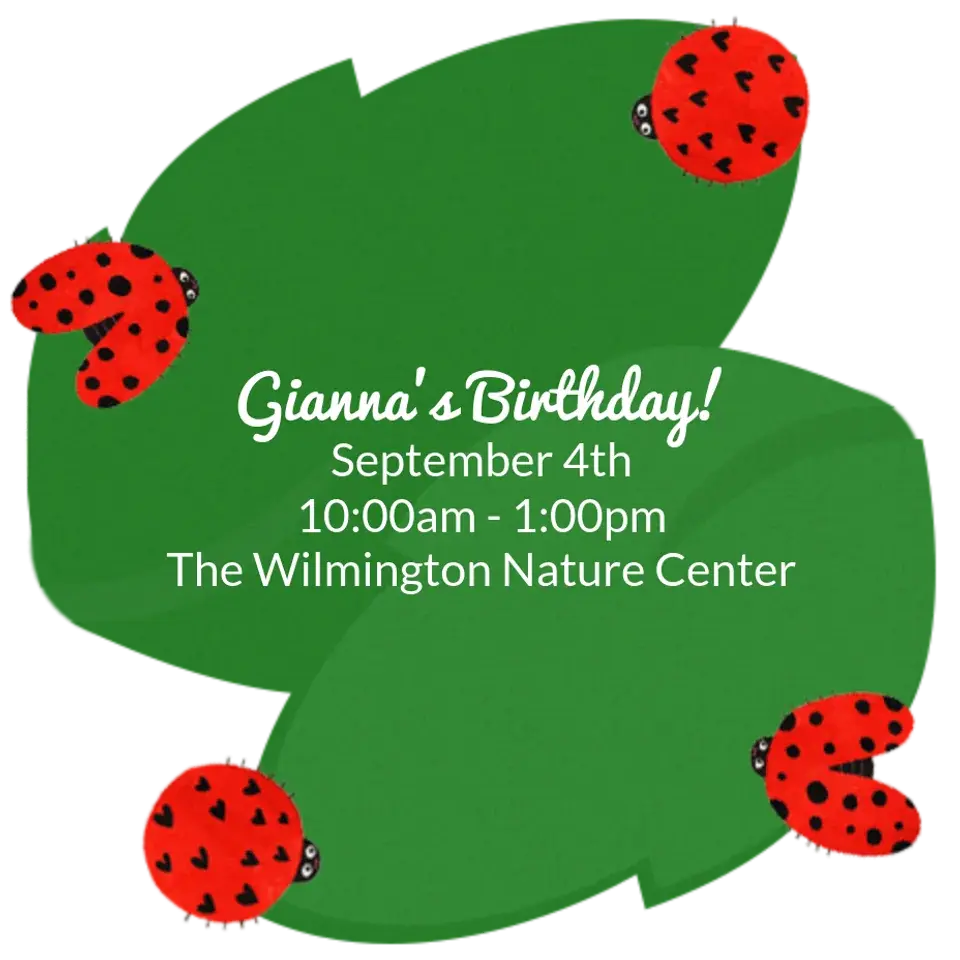 Ladybug Leaf card