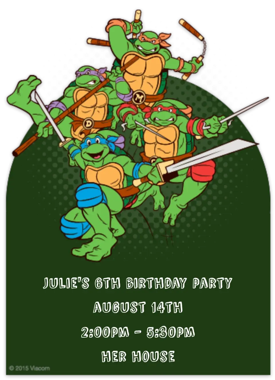 TMNT Classic Action Pose card image
