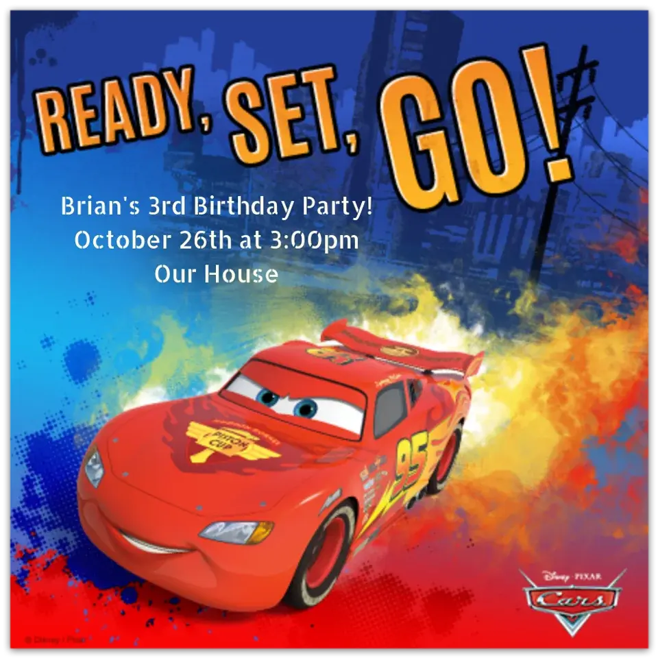 Cars Lightning McQueen card image