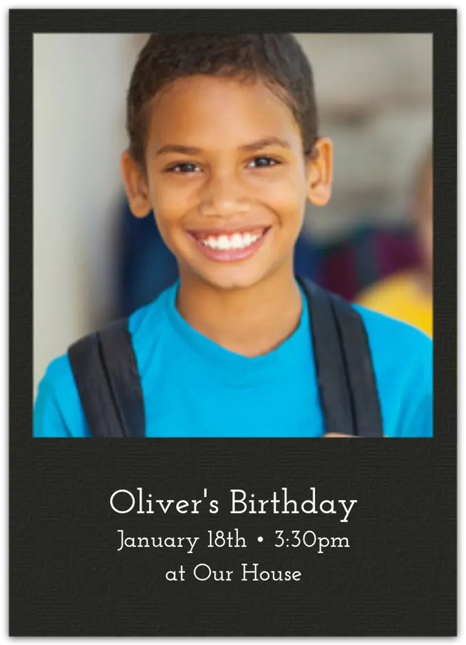 Birthday Photo card