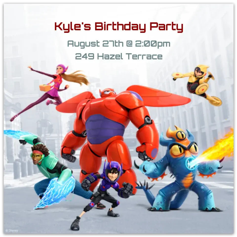 Big Hero 6 card image
