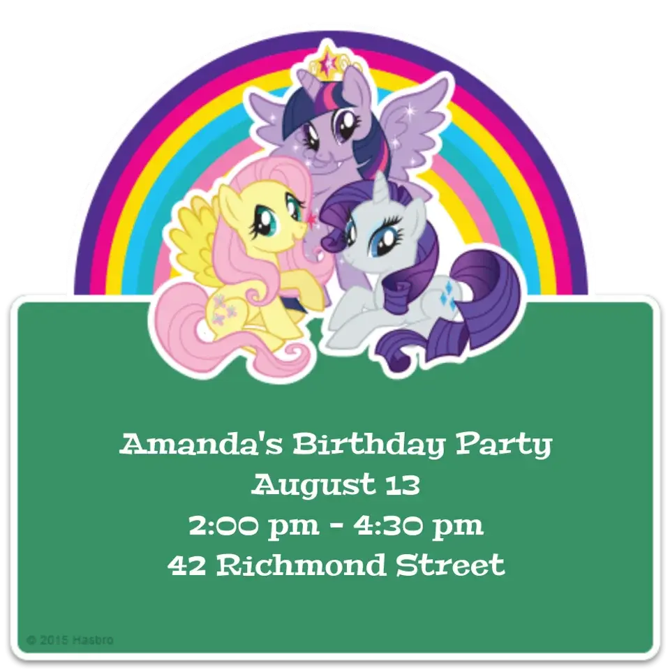 Rainbows card