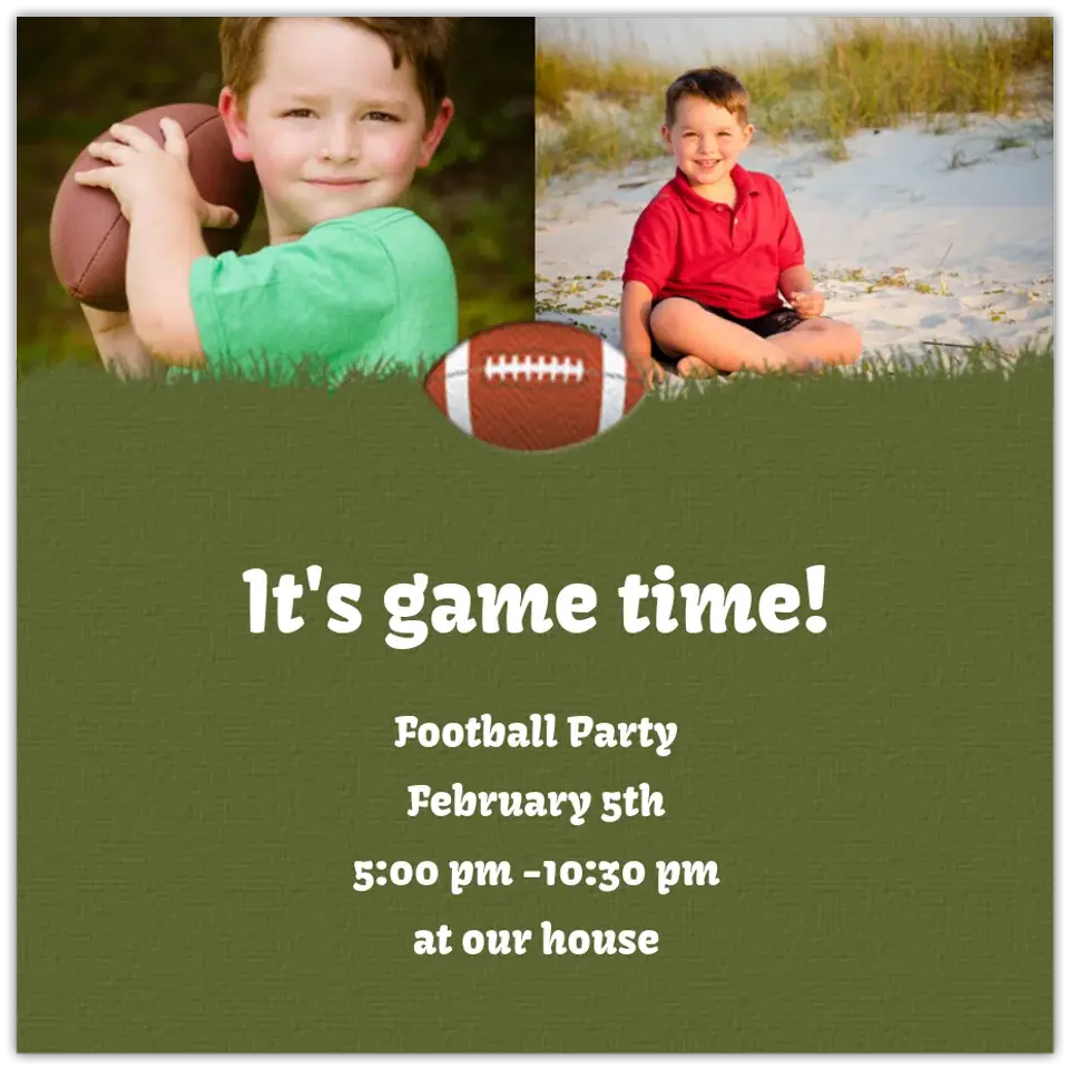 Field Turf Frame card