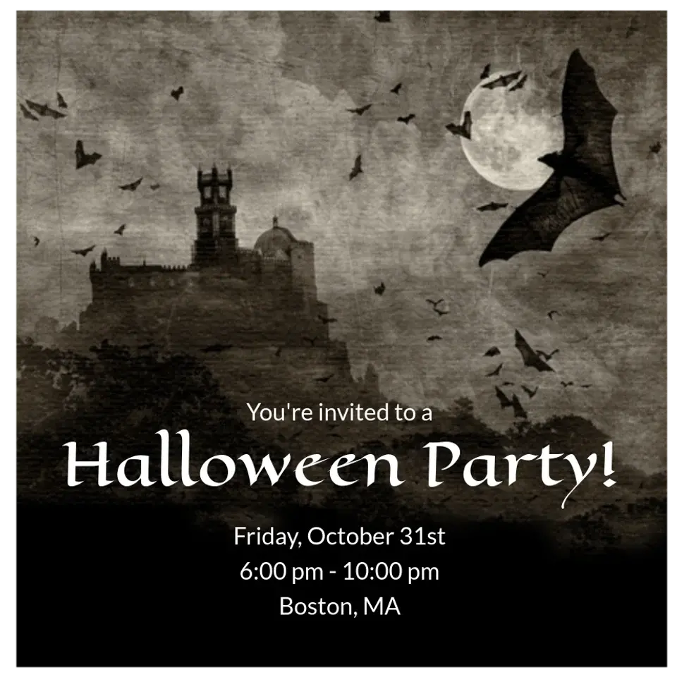 Spooky Bats card image