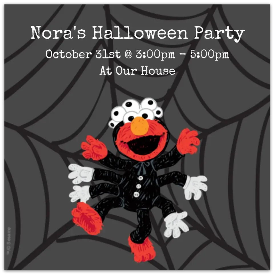 Elmo Spider card