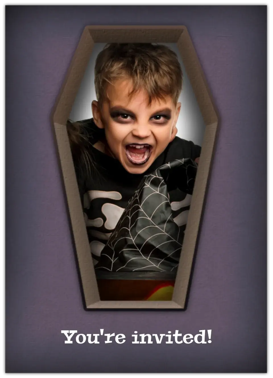 Coffin Photo card