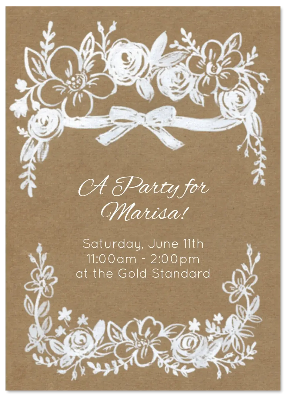 Rustic Floral card image