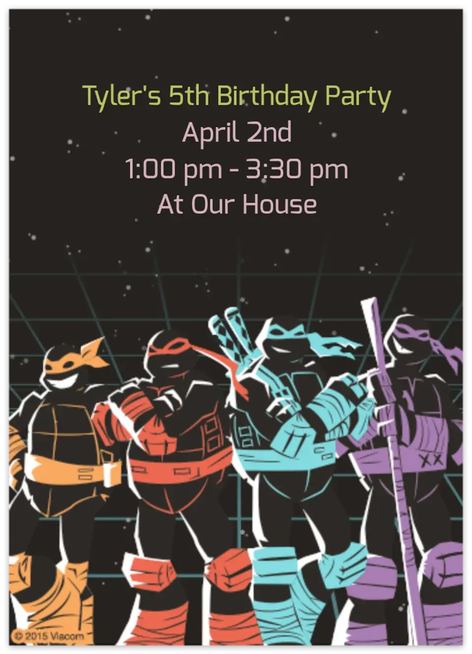 TMNT Gaming card