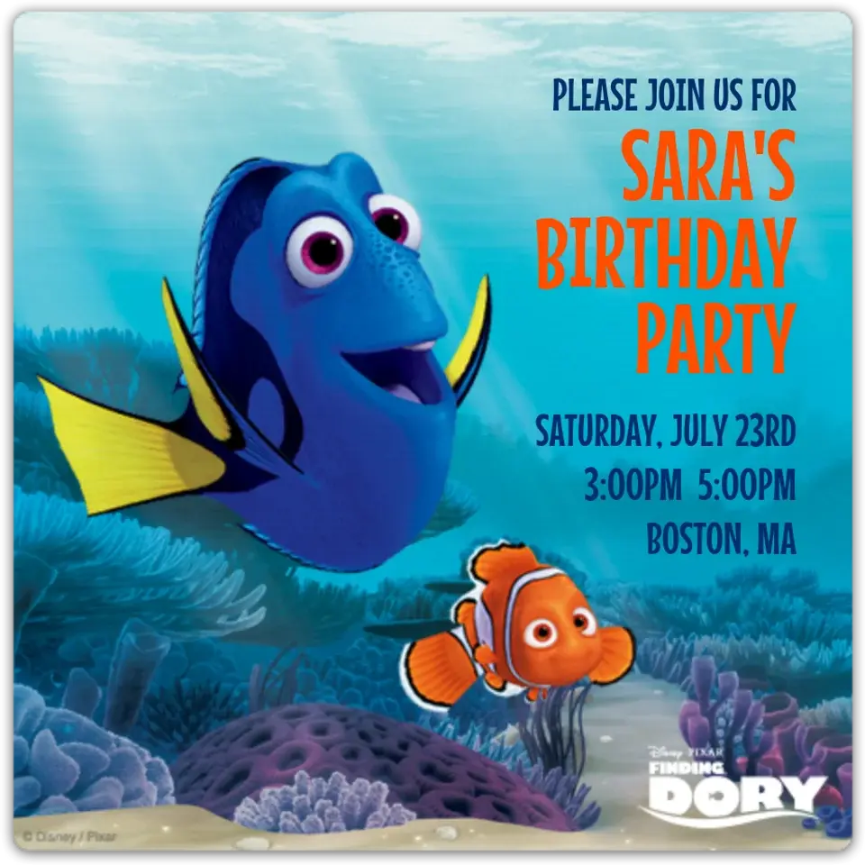 Finding Dory card