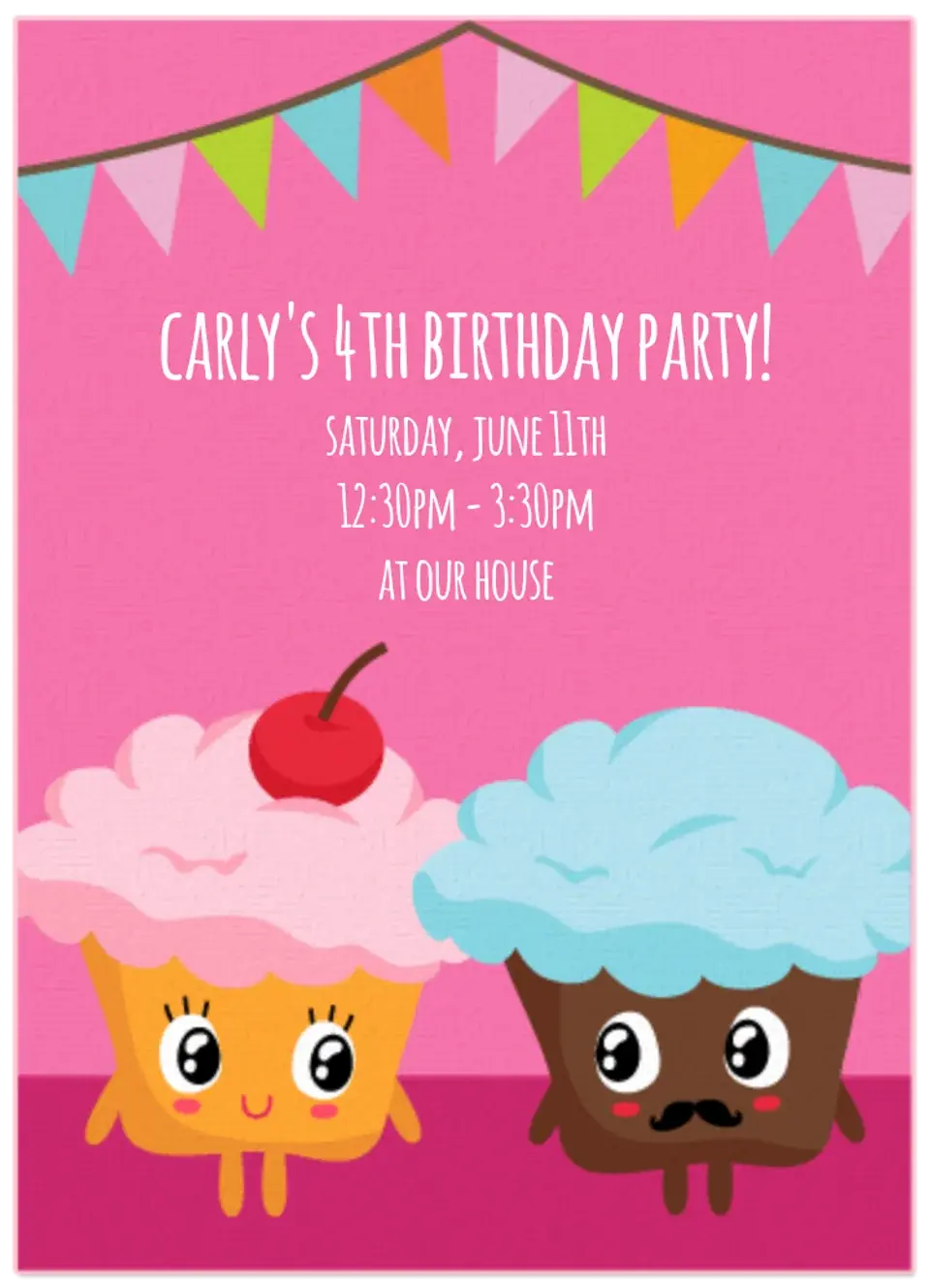 Cupcake Friends card
