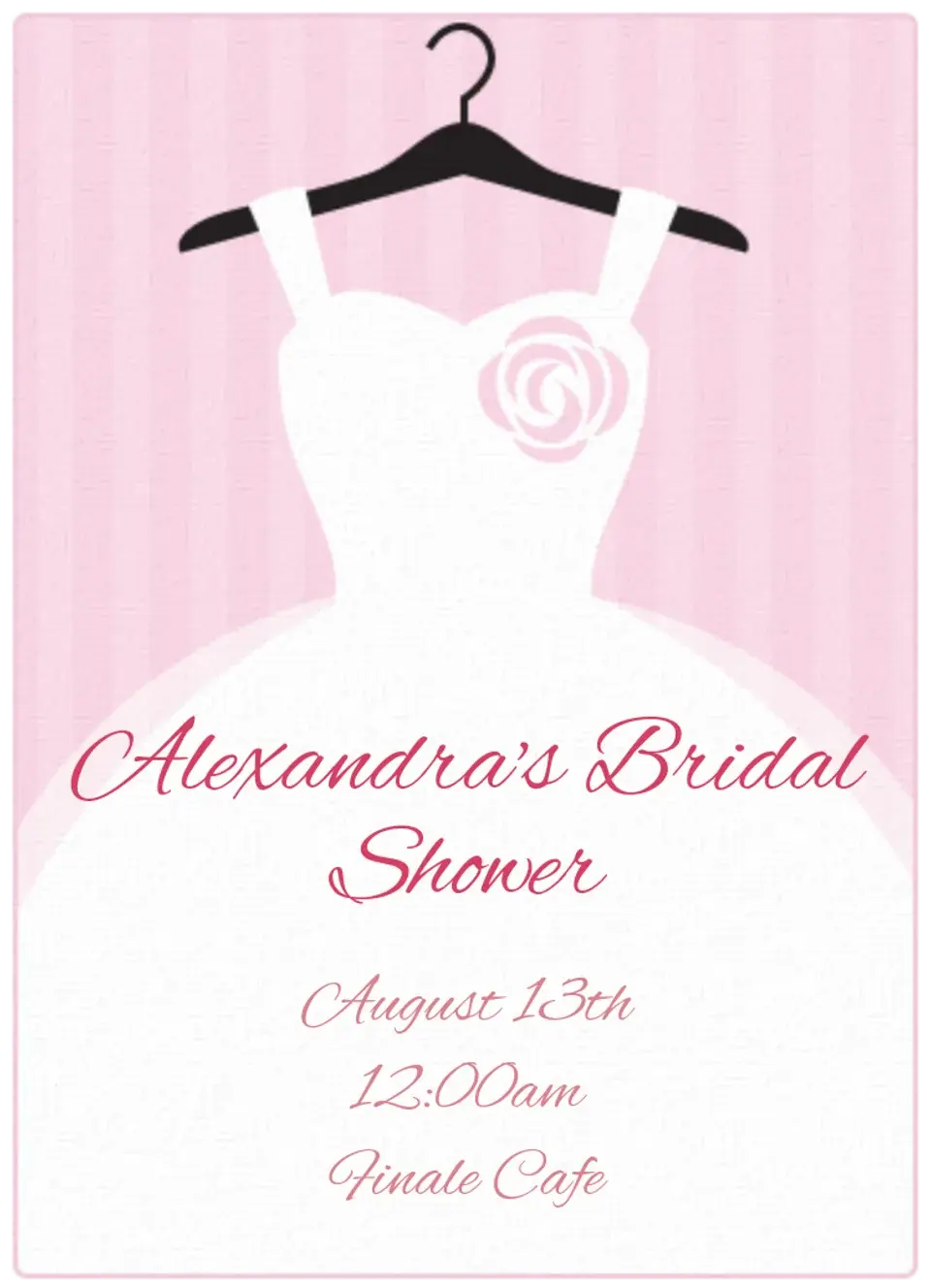 Wedding Dress card