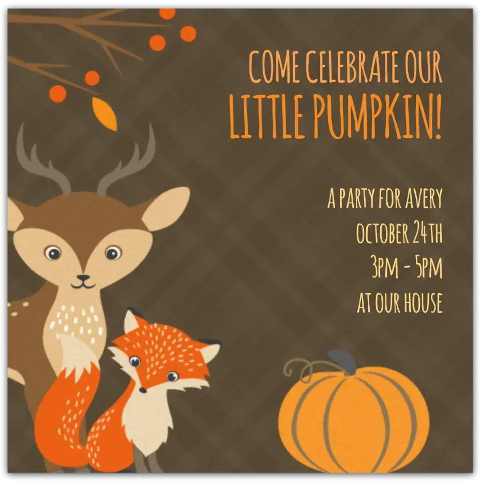 Little Pumpkin card