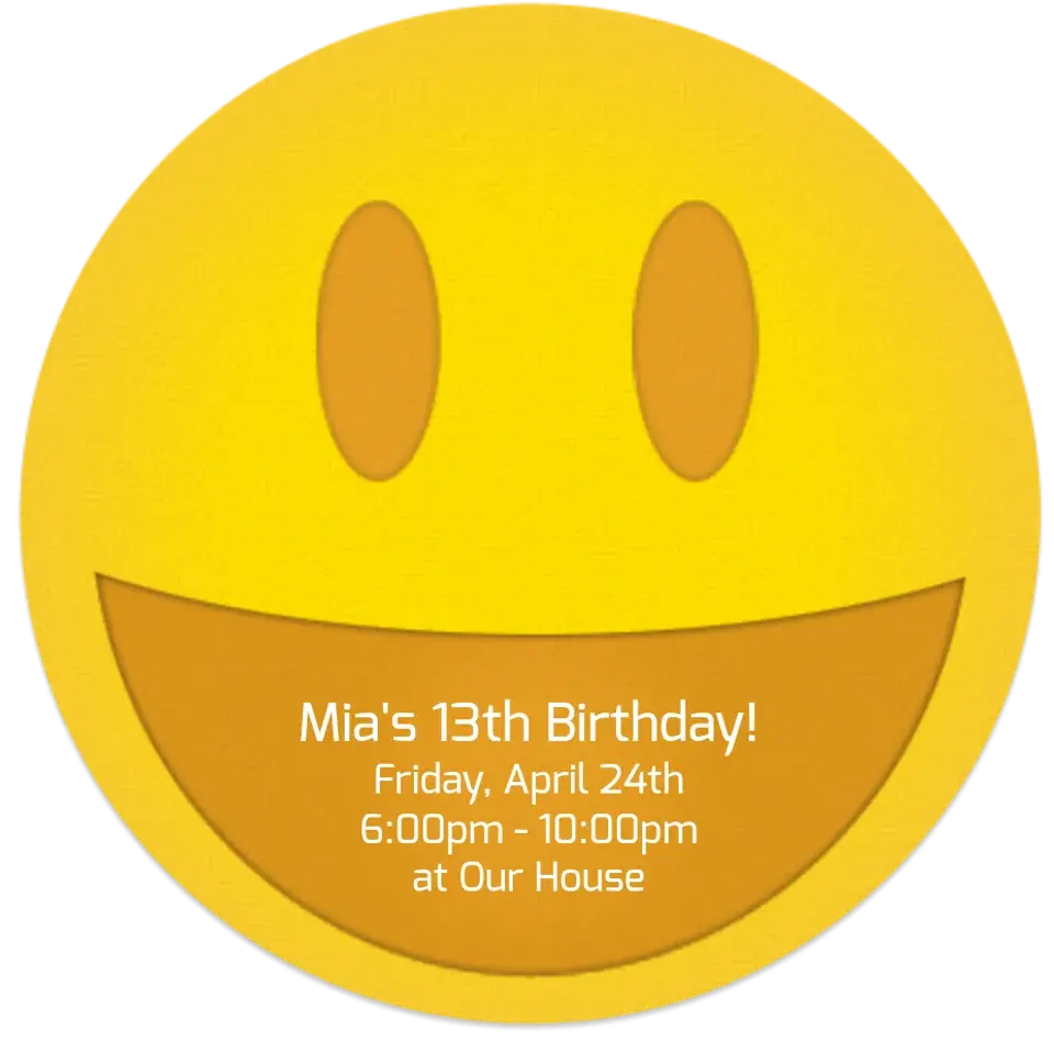 Smiley card image