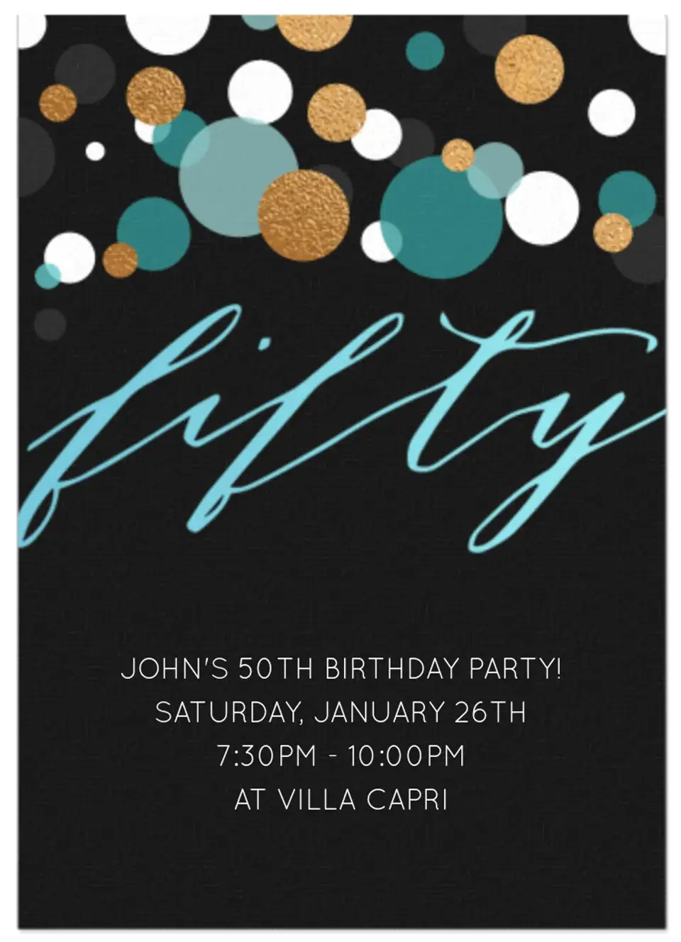 Fifty Blue card