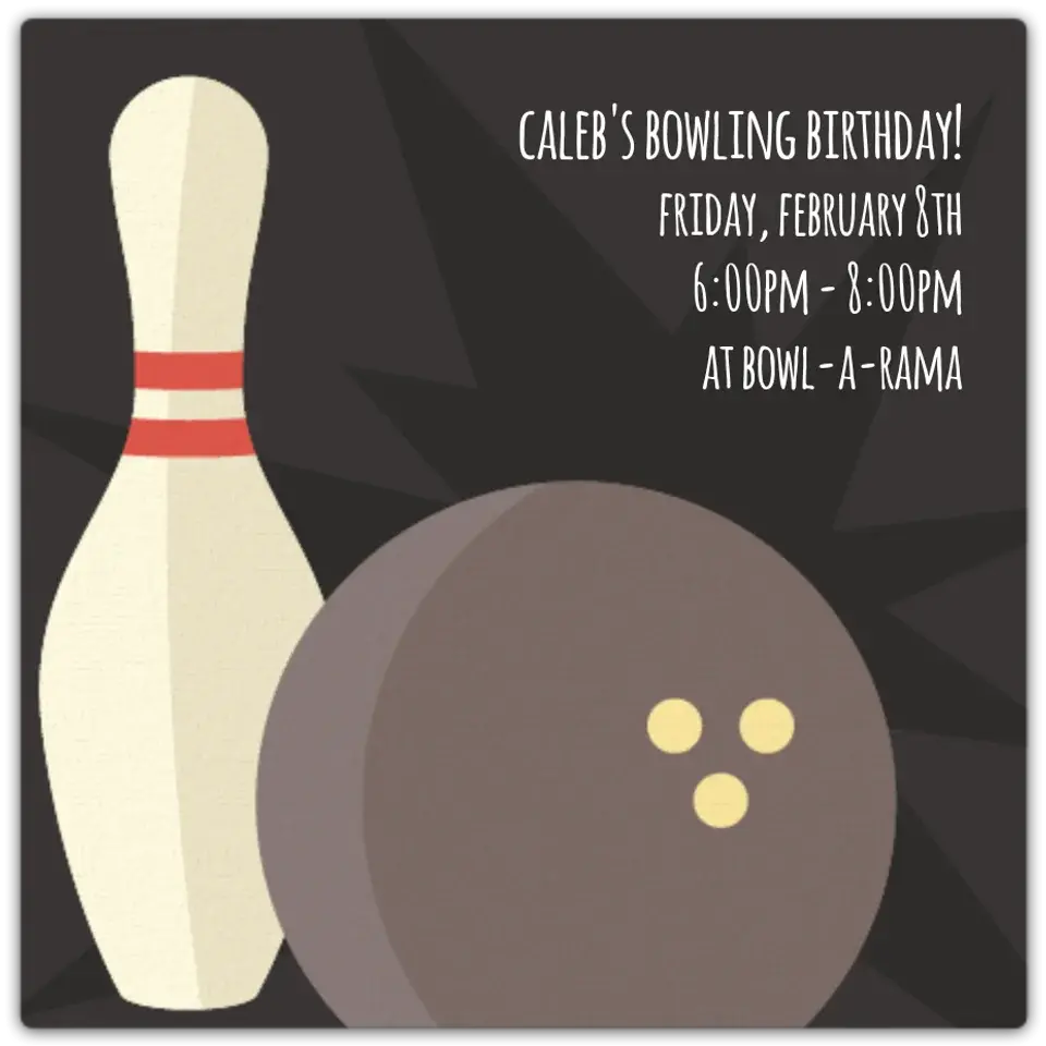 Bowling Strike card image