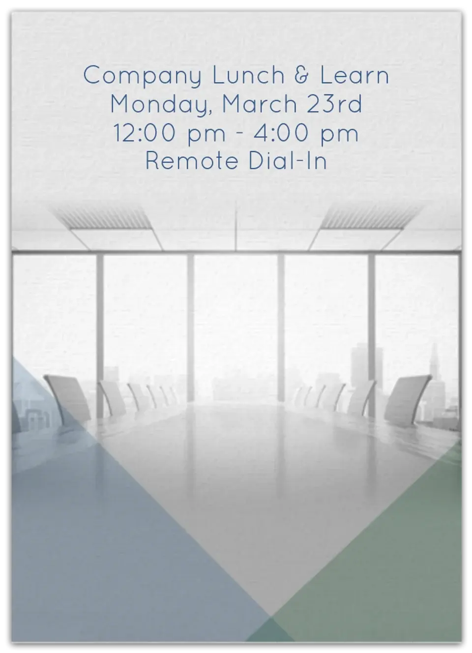 Meeting Room card