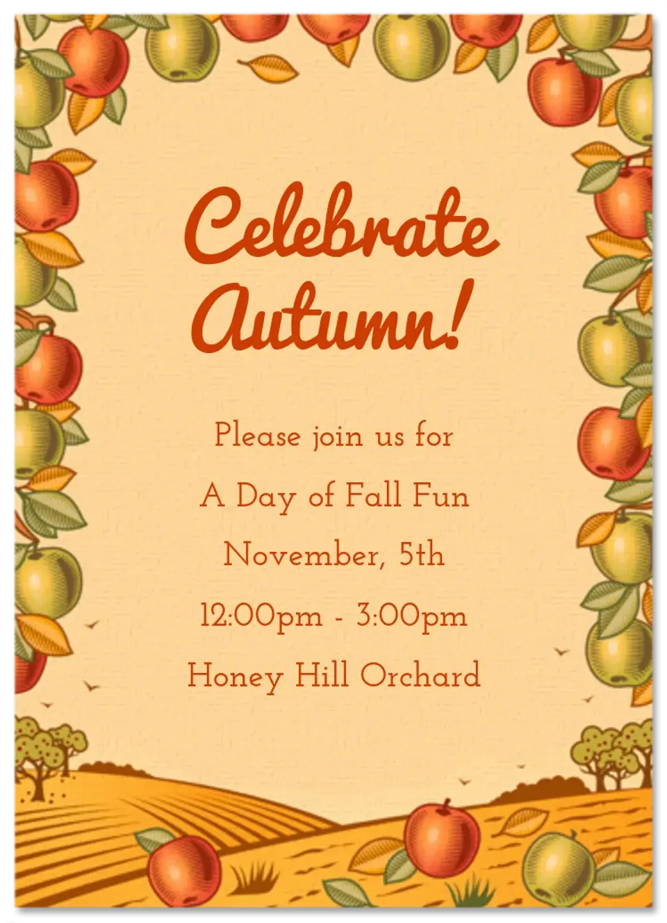 Apple Orchard card