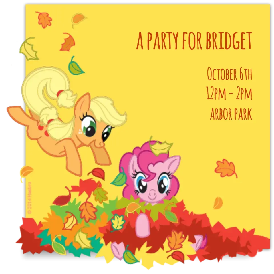 Leaf Pile card