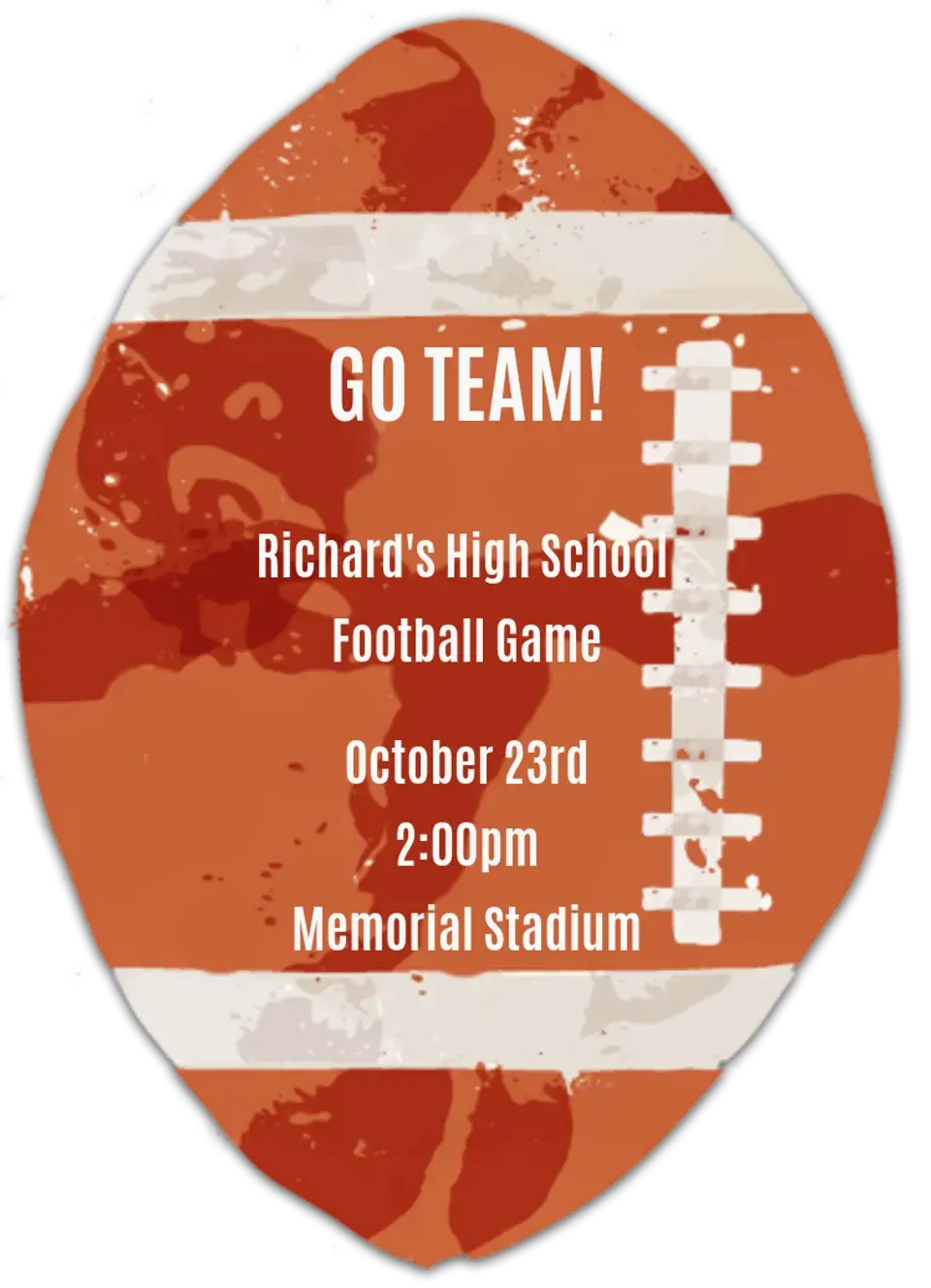 Football card image